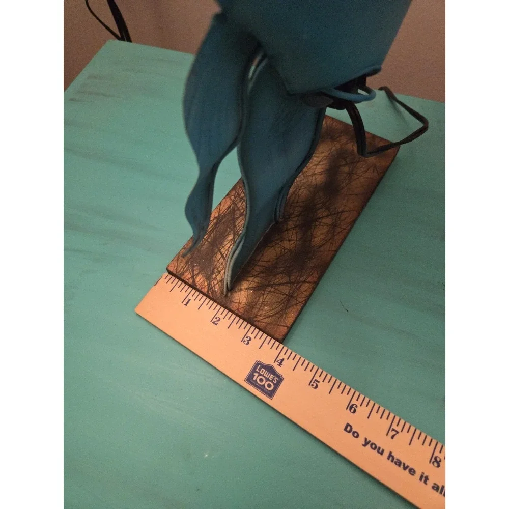Pier 1 Imports Metal Fish Lamp Capiz Shell‎ Coastal Nautical Accent Light